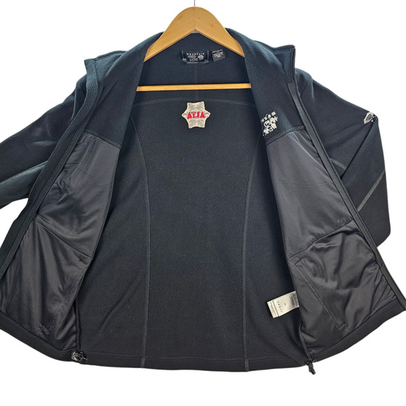 Mountain Hard Wear Mens S Jacket Fleece Charcoal Polyester Full Zip Long Sleeve - Picture 2 of 10